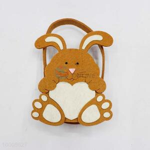 Wholesale Coffee Rabbit Shaped Fashion <em>Nonwovens</em> Basket