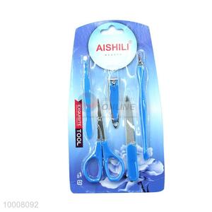 Wholesale High Quality 5PC BluePortable Finger Nail Scissors/ Nail Cutter <em>Set</em>