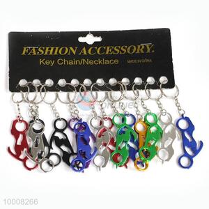 Wholesale New Arrivals Colorful Fashion <em>Key</em> <em>Chain</em>/<em>Key</em> Ring With Bottle Opener