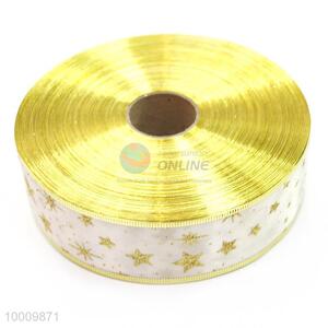 Wholesale White Satin Ribbon With Star