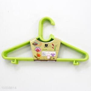 Wholesale Household 28.5CM Green Plastic Clothes Hanger