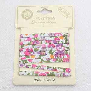 Wholesale Flower Printed Elastic Kids Girls Women Hair Bands