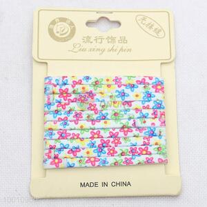 Wholesale Flower Printed Elastic Rope Hair Bands