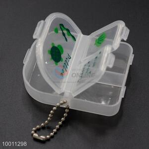 Cute 3 grid travel pill box