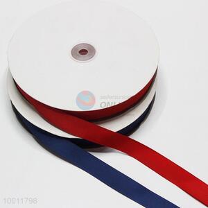 Solid color ployester grosgrain ribbon