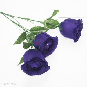 Wholesale Purple Rose <em>Artificial</em> <em>Flower</em> For Decoration