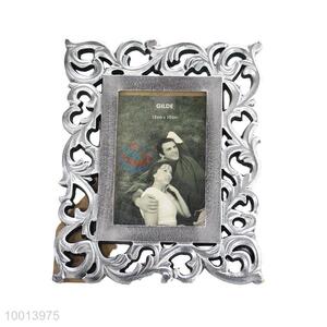 Wholesale New Arrivals 15x10cm Sliver Carved Wooden Photo Frame/Picture Frame