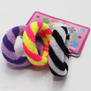 Wholesale Thick Stripe Hair Rope Headwear Hair Ties