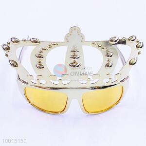 Elegant Crown Shaped Yellow Eyewear