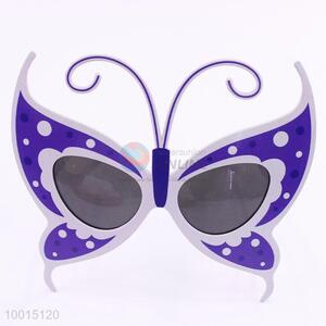 Cute Butterfly Shaped Blue Holiday Eyewear Sunglasses