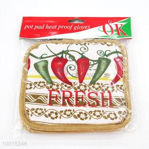 Wholesale Pepper Polyester Insulation Mat/Pot Holder