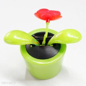 New design for car decoration solar dancing flower toys