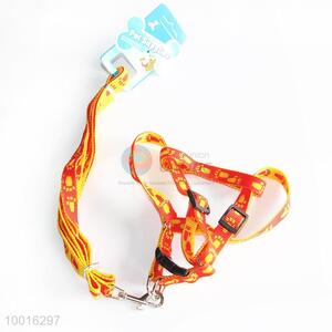 Wholesale High Quality Orange Harness Dog Leashes