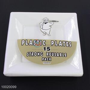 Wholesale Disposable 10 Inch White Square Bowls Set of 15pcs