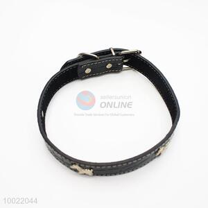 High Quality Black PU Pet Collor