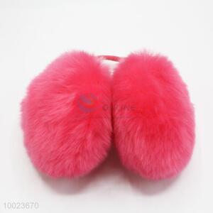 Hot sale girl faux rabbit hair earmuff