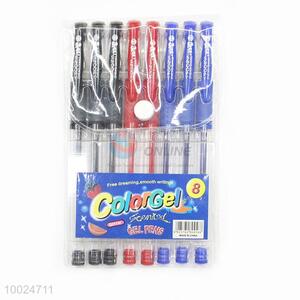 Wholesale 8 Pieces 3 Colors Gel Ink Pen