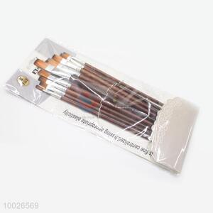 Low Price Flat Head Paintbrushes Set of 9pcs