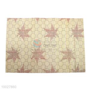 Maple Leaf Pattern Kitchen Supplies Bamboo <em>Placemat</em>