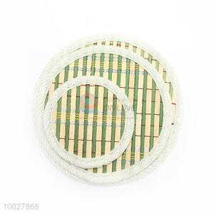 Green Round  Kitchen Supplies Bamboo <em>Placemat</em>