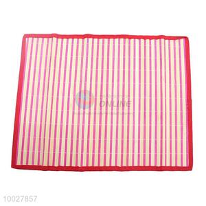 Wholesale Kitchen Supplies Red Border Bamboo <em>Placemat</em>