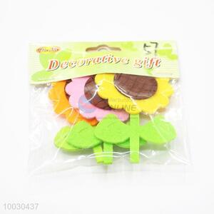 Wholesale Sunflower Shape Felt Decorative Gift