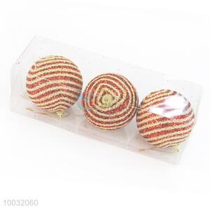 Streak Pattern Christmas Tree Decoration Promotional Christmas Ball