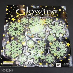 Snow Pattern Luminous Sticker In The Dark for Decoration