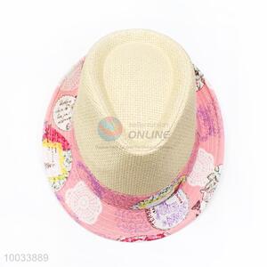 Wholesale Pink Fashion Hat/Top Hat