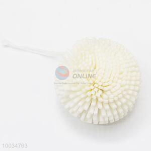 Beige color round shaoped soft EVA bath ball