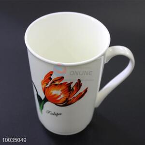 Wholesale Flower Pattern Ceramic Cup/Coffee Mug