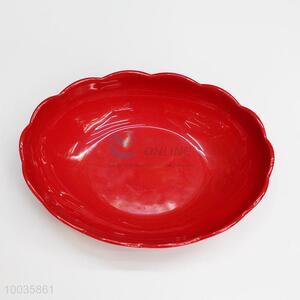 23*17*5CM red wavy edge  melamine fruit plate