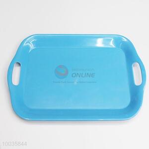 23.8*31.8CM blue melamine food tray with handle