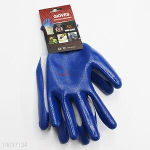 Blue&White 25cm Promotional Buna-N Work/Safety Gloves