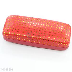 Creative design orange eye glasses/sunglasses case with mirror