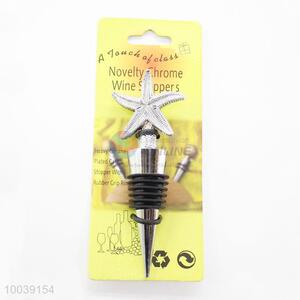 Starfish shape zinc alloy novelty wine stopper