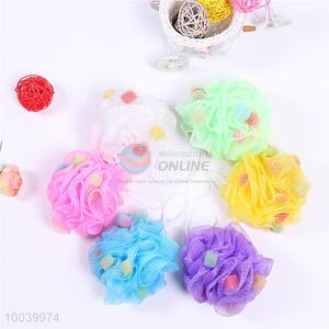 30g Hot Sale Super Soft Colourful Bath Ball with Sponge