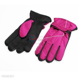 Wholesale Rose Red Warm <em>Gloves</em> Ski <em>Gloves</em>
