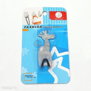 Fashion houseware stainless steel deer shaped hook hanger