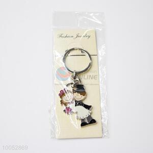 Cartoon Lovers Aluminium Alloy Key Chain/Key Ring