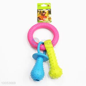 Cheap Pet Dog Toys 16cm 3 Pieces Set TPR Dog Dental Toy