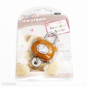 Smile Bear Cartoon Pattern Security Lock