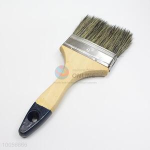 4 inch wall decorative paint brush/bristle brush with wooden handle