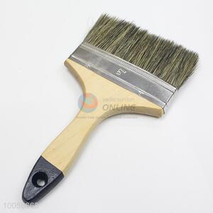 6 inch wall decorative paint brush/bristle brush with wooden handle