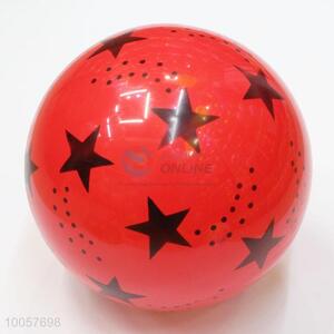 Star printed promotional inflatable PVC beach ball