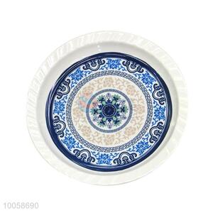 New Design Colorful Round Melamine Dinner Plate