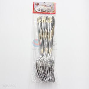 Simple design 6 pieces forks