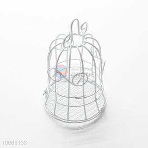 Designer European Style Iron Birdcage Candy Dish