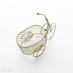 Designer European Style Iron Golden Bicycle Candy Dish