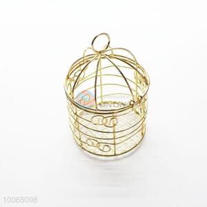 Designer European Style Iron Golden Cage Candy Dish